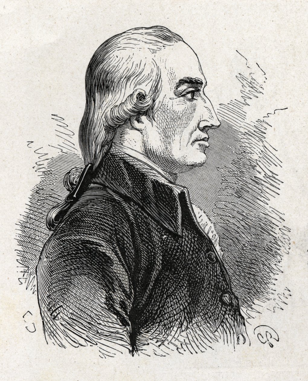 Portret van Joseph Black (1761 - 1799), Britse natuurkundige en chemicus (ontdekking van magnesia) - in 