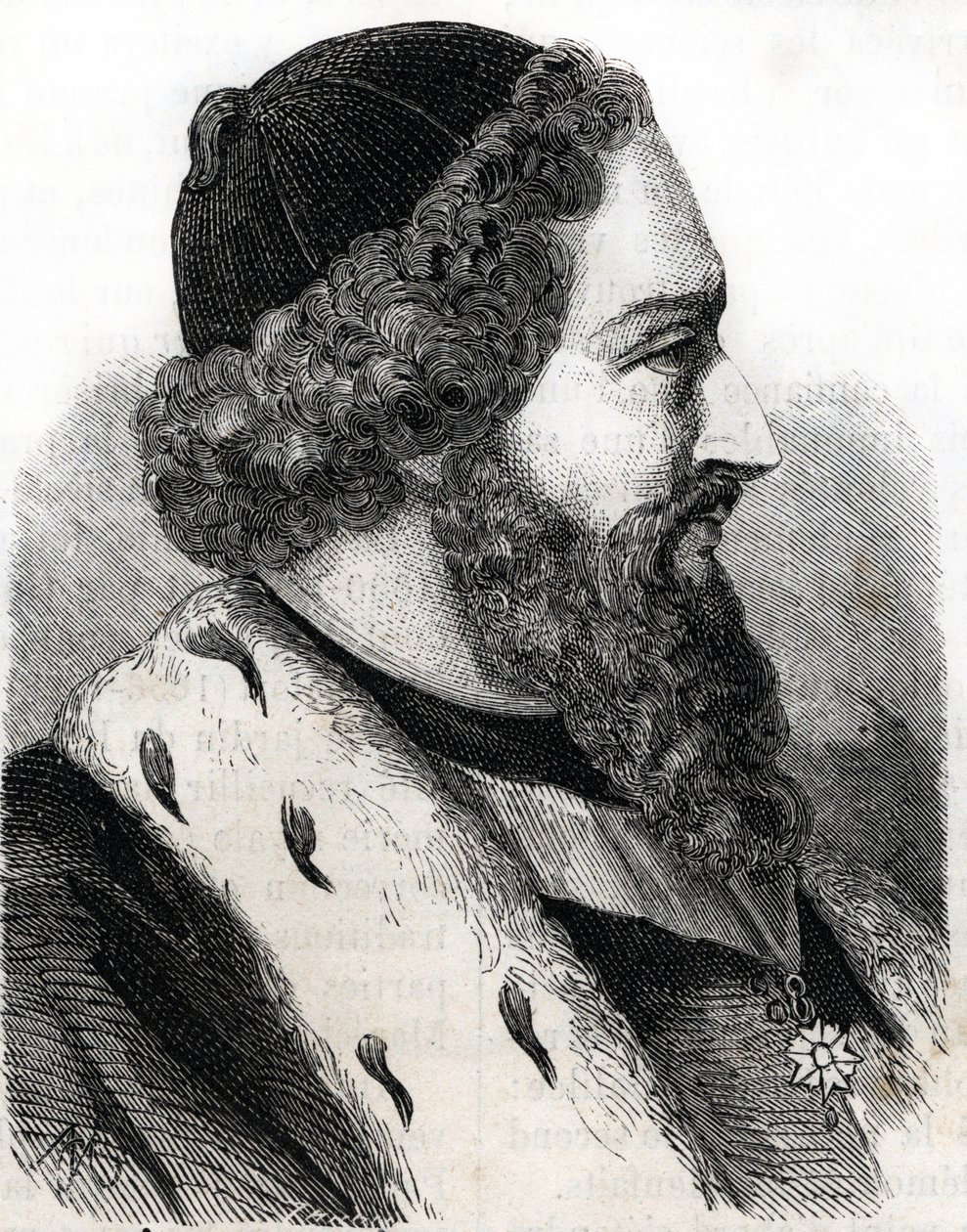 Portret van Joseph Pitton de Tournefort (1656-1708) (gravure) door French School