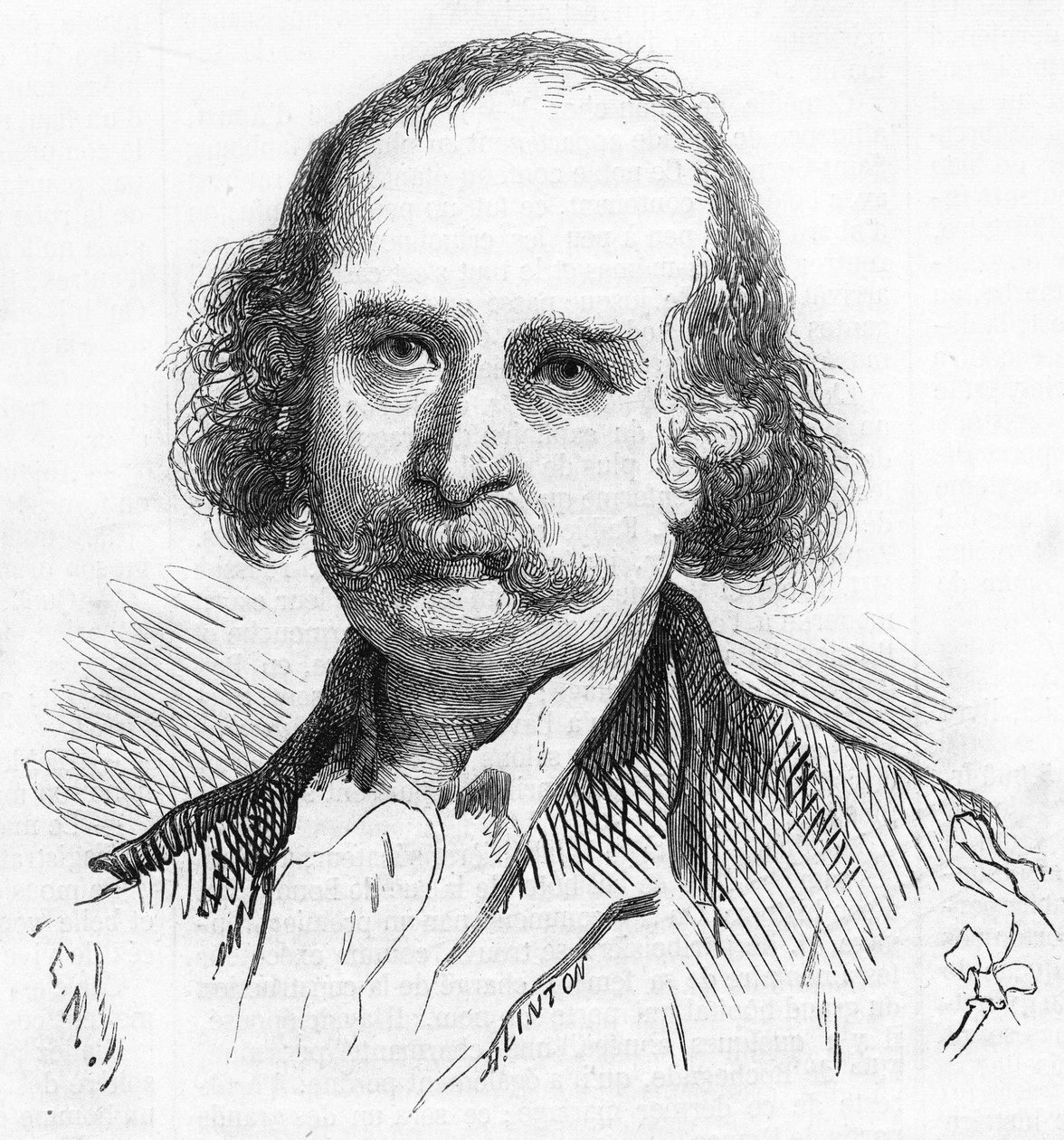 Portret van Jules Sandeau, Franse schrijver door French School