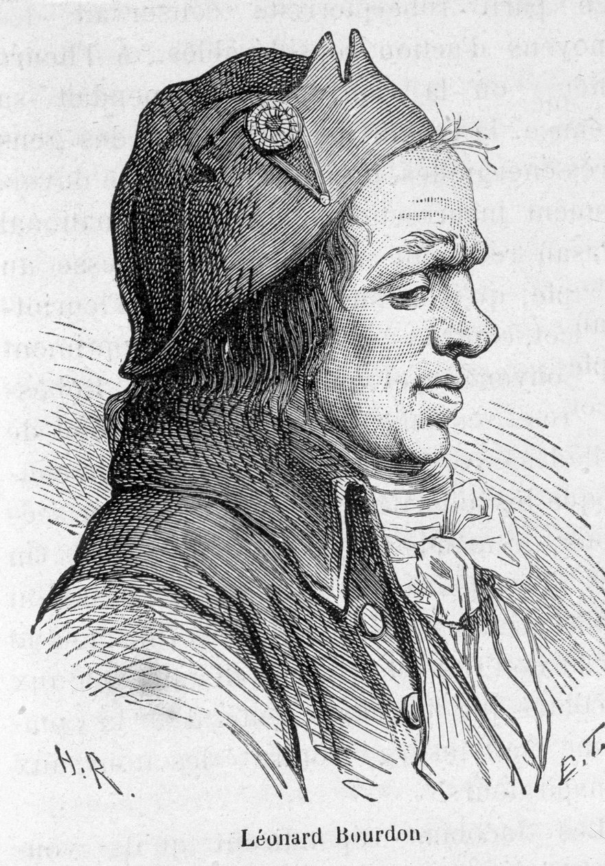 Portret van Leonard Bourdon (1754-1807), Franse politicus - in 