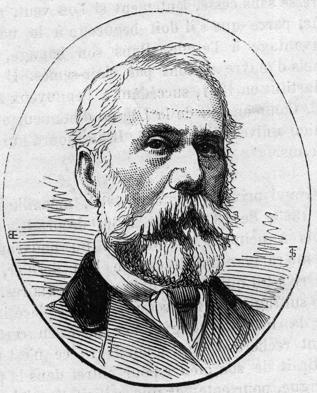 Portret van Louis Francois, Franse graveur. Gravure in 