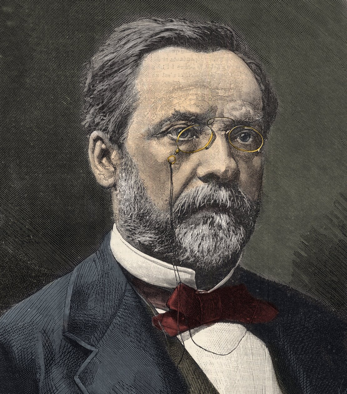 Portret van Louis Pasteur (1822-1895), Engelse chemicus en microbioloog door French School
