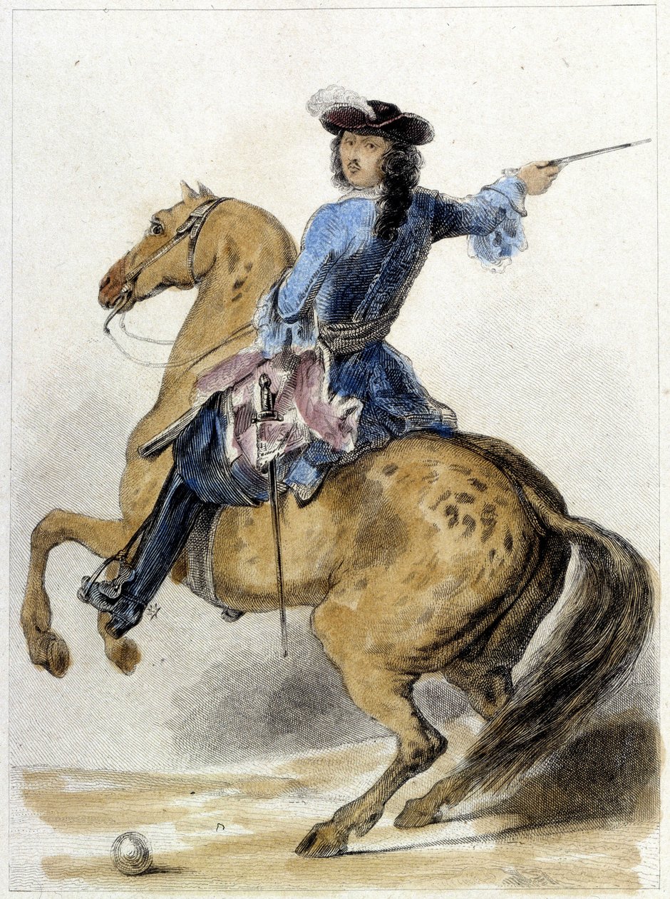 Portret van Lodewijk XIV (1638-1715), Koning van Frankrijk door French School