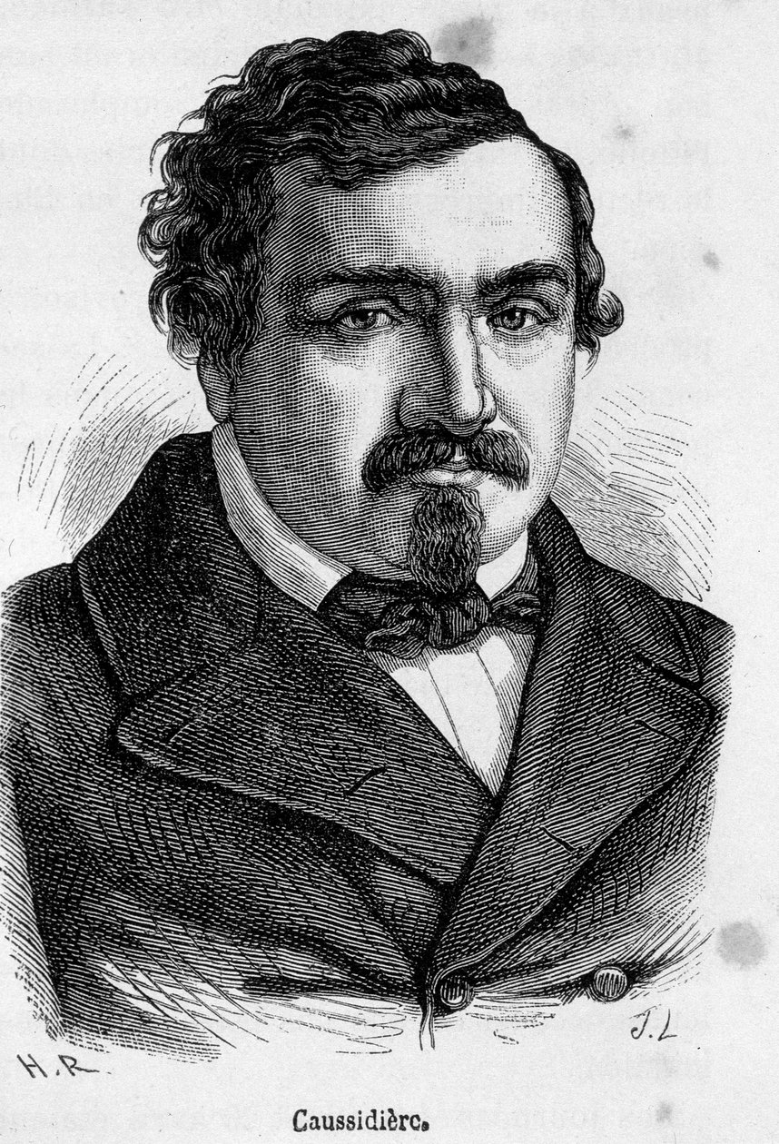 Portret van Marc Caussidiere, Franse politicus (1808-1861) door French School