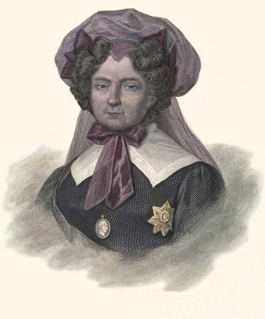 Portret van Maria Federovna, Prinses van Württemberg (1759-1828), Keizerin van Rusland. In 