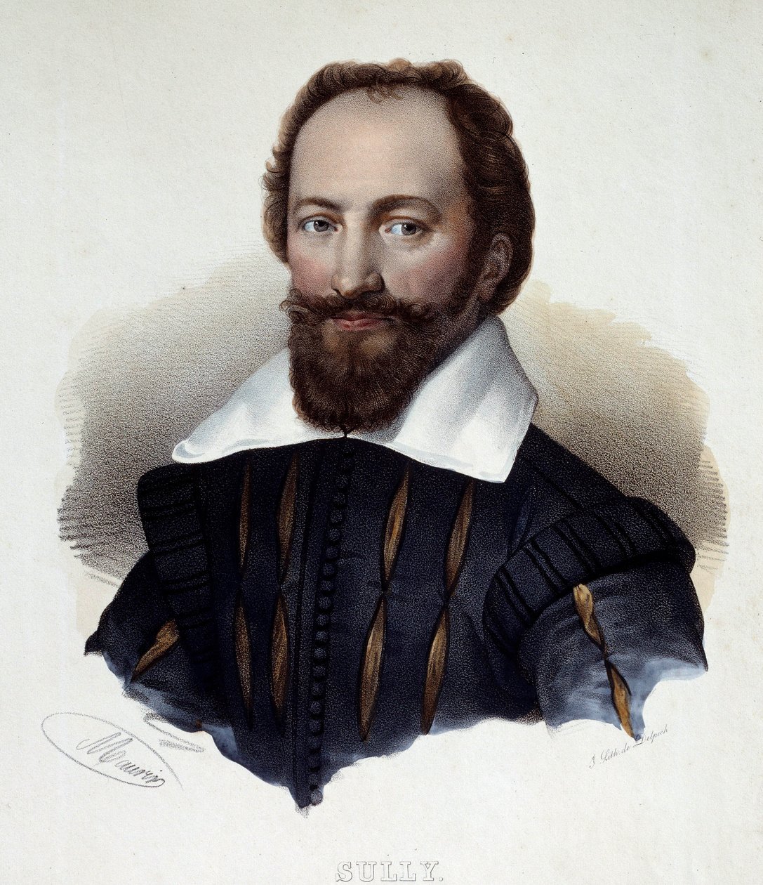Portret van Maximiliaan de Béthune door French School