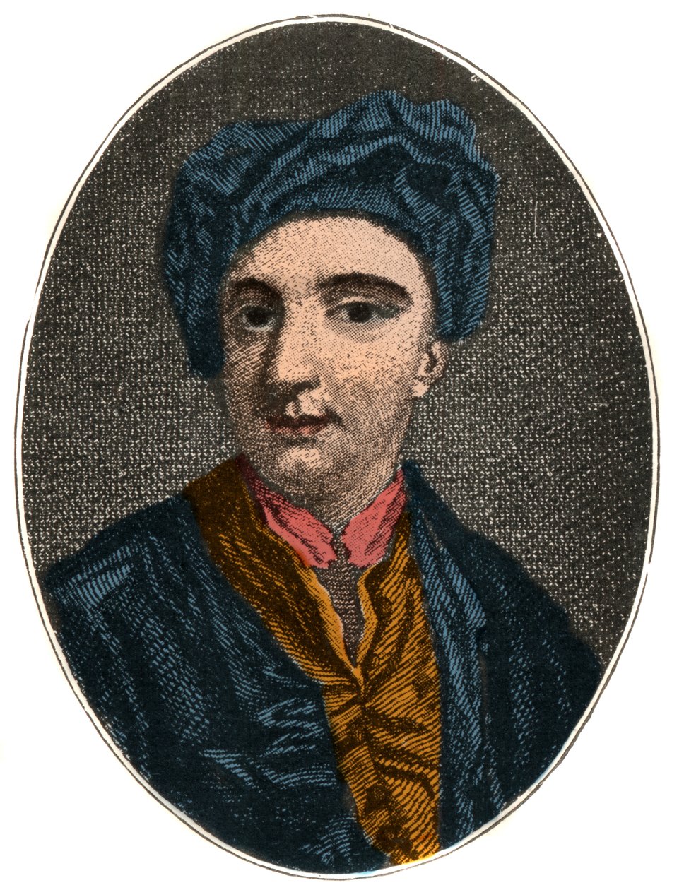 Portret van Nicholas Rowe, Engelse toneelschrijver, dichter en diverse schrijver. door French School