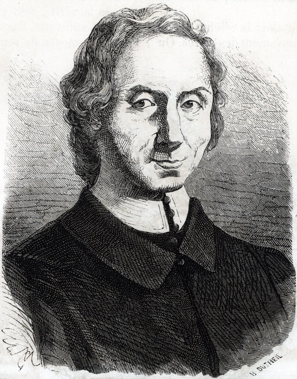 Portret van Nicolas Malebranche (1638 - 1715) door French School