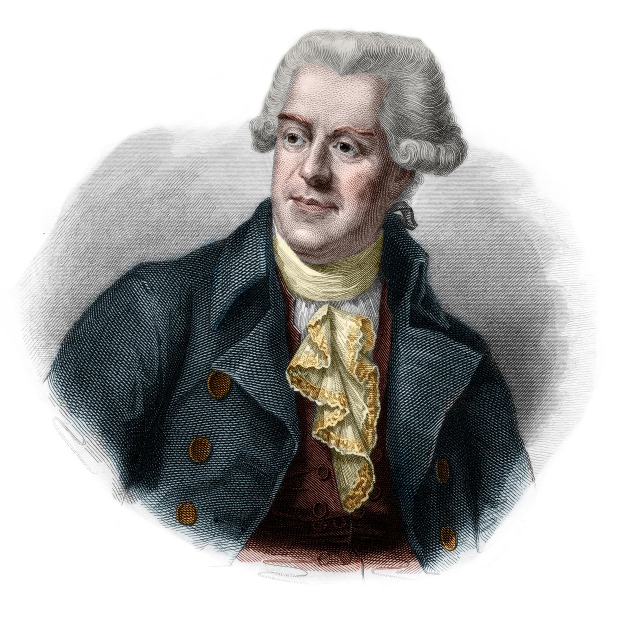 Portret van Pascal Paoli door French School