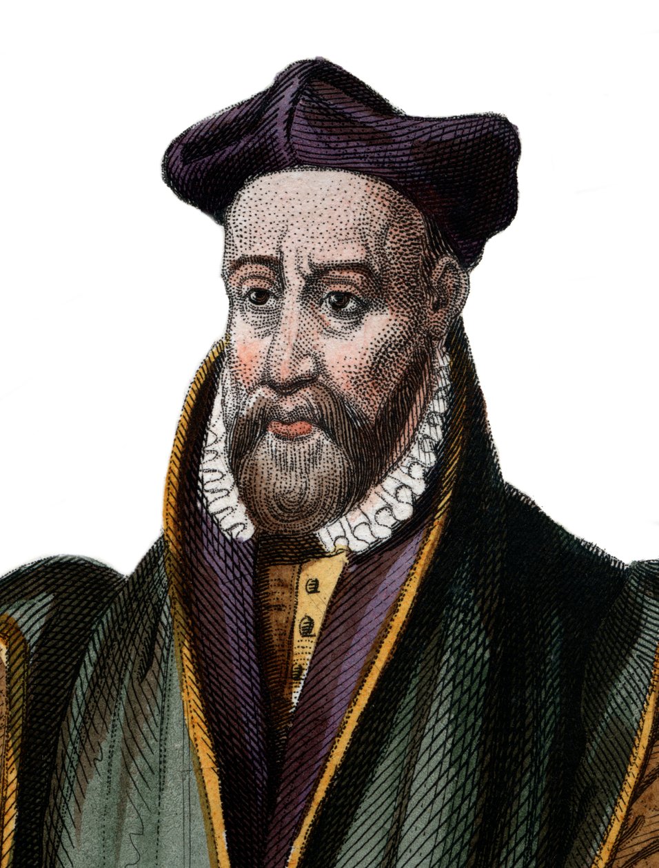 Portret van Philibert Delorme, Franse architect door French School