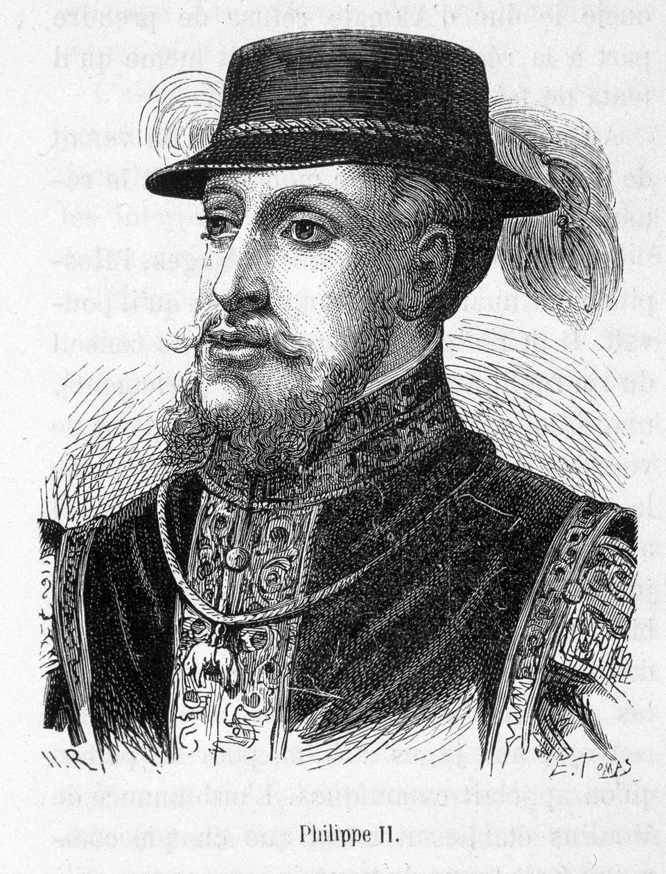 Portret van Filips II (Philippe-Auguste) - in 