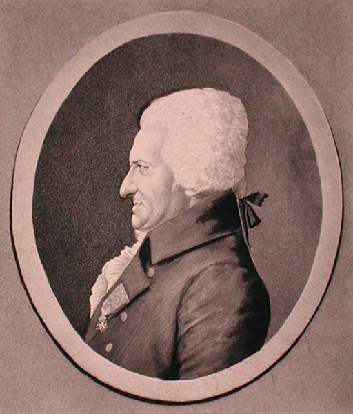 Portret van Pierre-Alexandre Monsigny (1729-1817) gegraveerd door Edme Quenedey (1756-1830) door French School