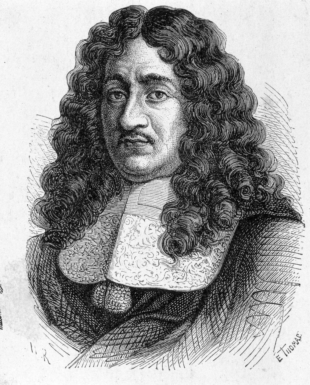 Portret van Pierre Paul de Riquet (1604 - 1680), Franse ingenieur die het Canal du Midi bouwde - in 
