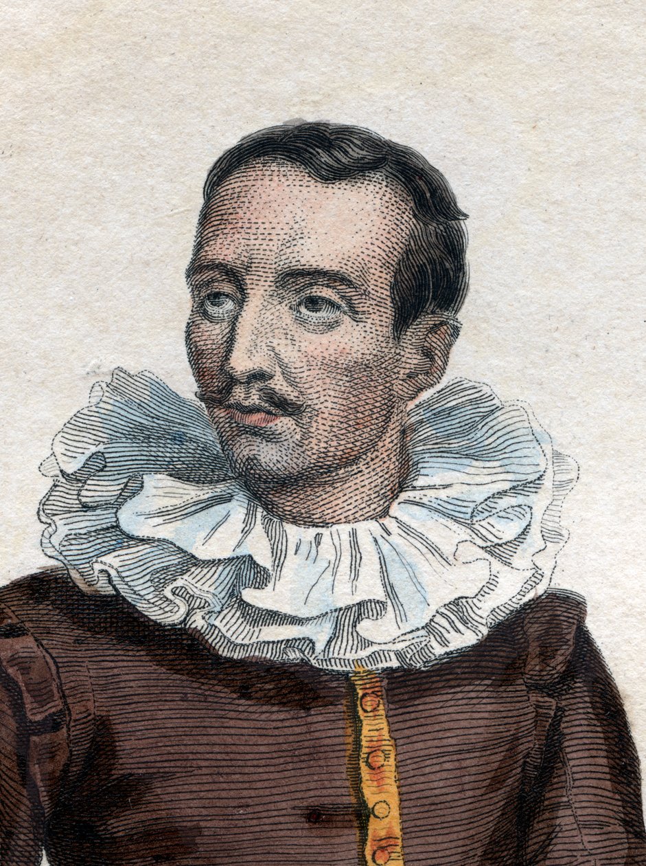 Portret van Pierre de Bourdeille, heer (en abt) de Brantome (1535-1614), Franse historicus, soldaat en biograaf door French School