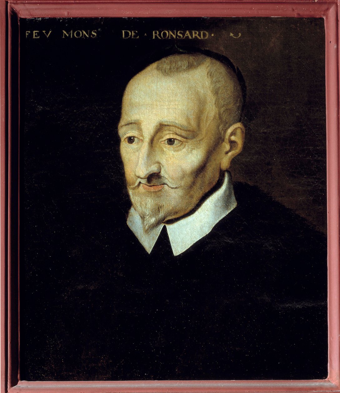 Portret van Pierre de Ronsard (1524-1585), Franse dichter door French School