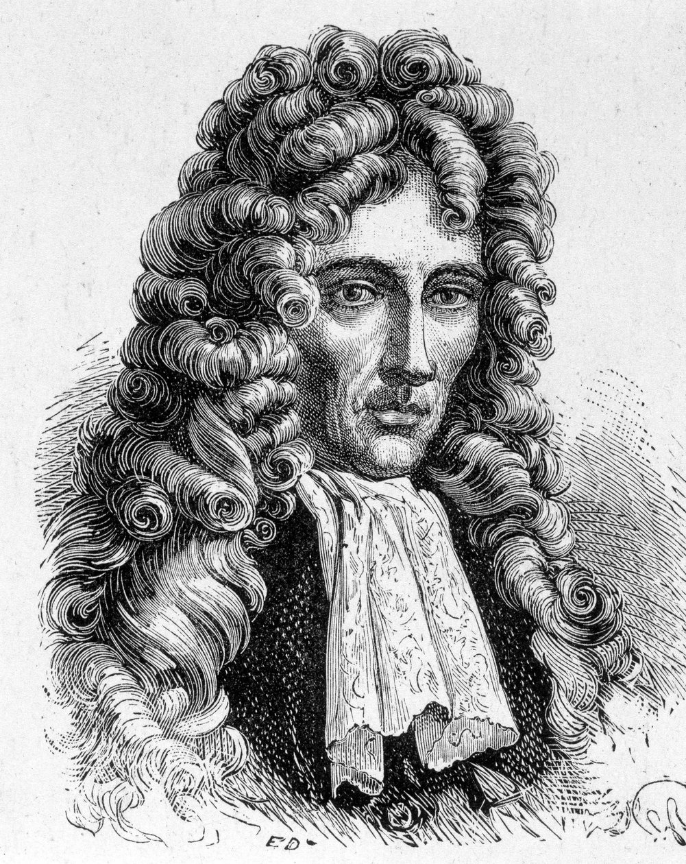 Portret van Robert Boyle (1627 - 1691), Ierse natuurkundige en chemicus - in 