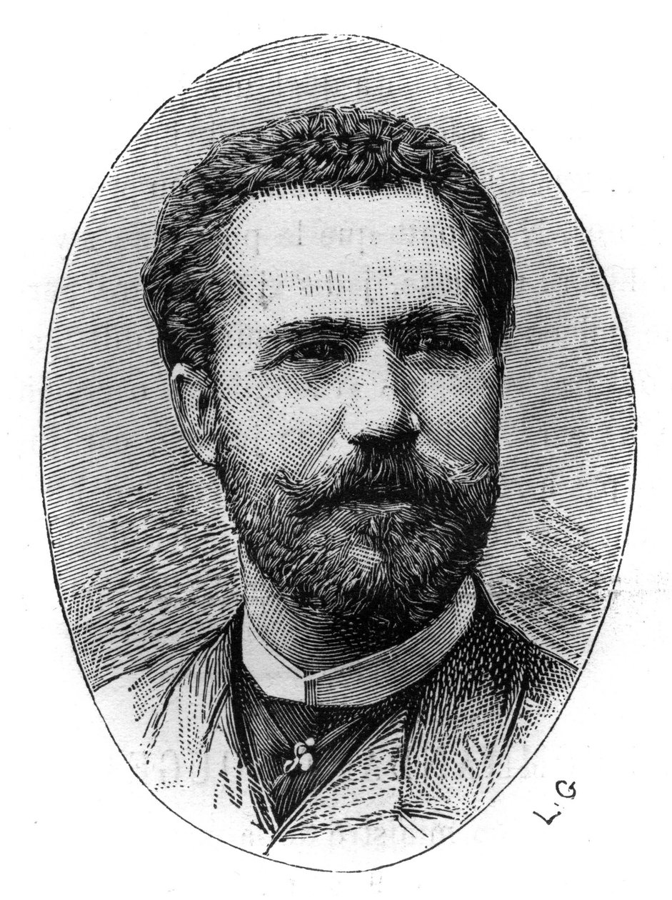 Portret van Sebastian Julian Gayarre Garjon (1844-1890), Spaanse tenor. Gravure in 