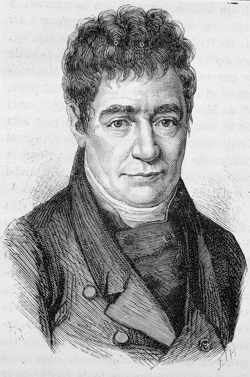 Portret van Silvestre de Sacy - in 