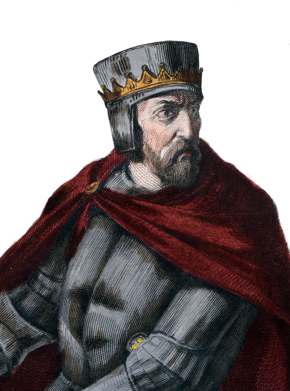 Portret van Simon IV de Montfort, 5e Graaf van Leicester (1150-1218), Franse edelman door French School