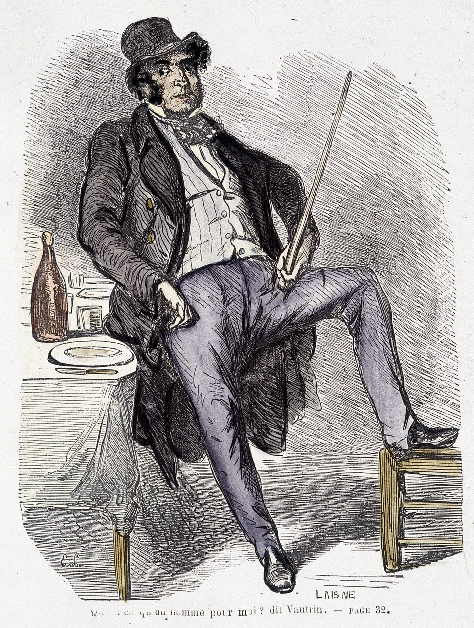 Portret van Vautrin (personage geïnspireerd door Vidocq) - in 