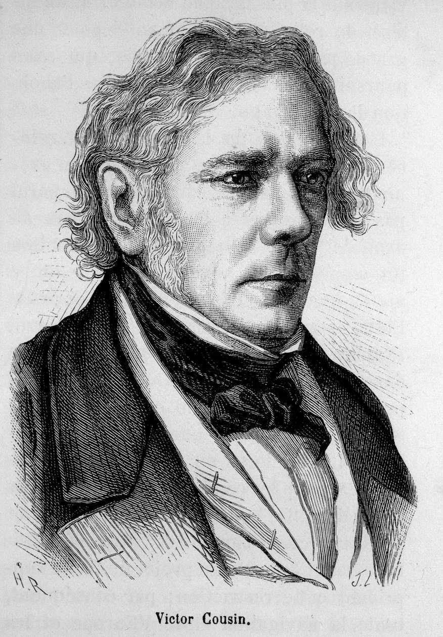 Portret van Victor Cousin (1792 - 1867), Franse filosoof - in "L