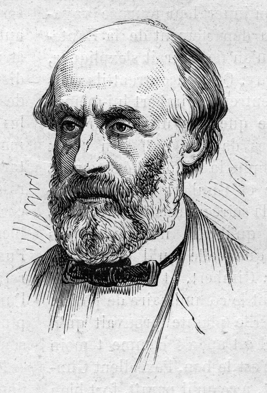 Portret van Victor de Laprade (1812-1883), Franse dichter en academicus door French School