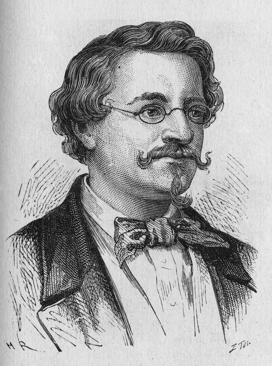 Portret van Wilhelm Hofmann, chemicus - in 