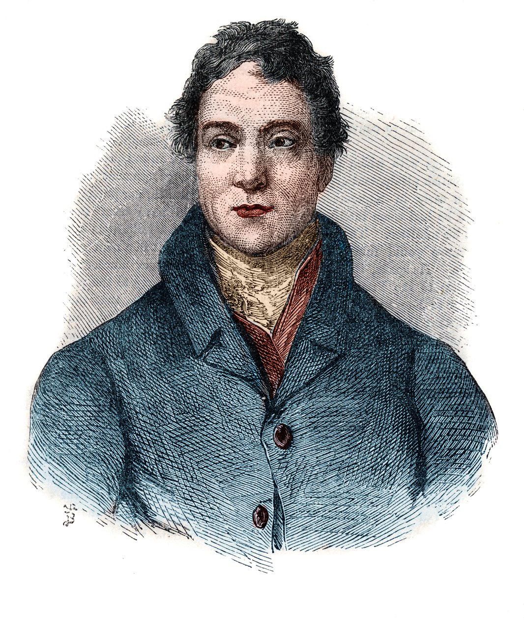 Portret van William Huskisson door French School
