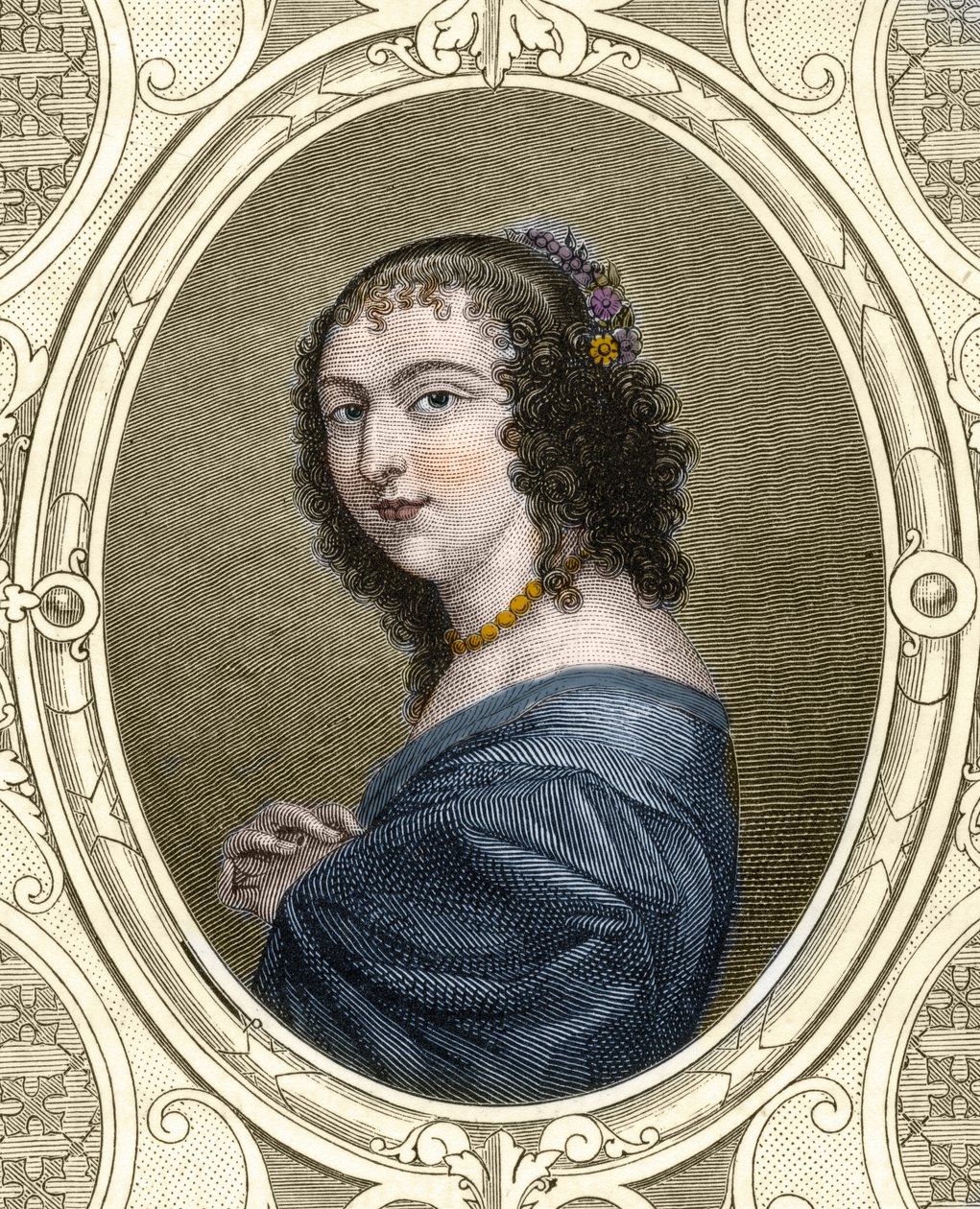 Portret van de Franse schrijfster Anne Ninon de l