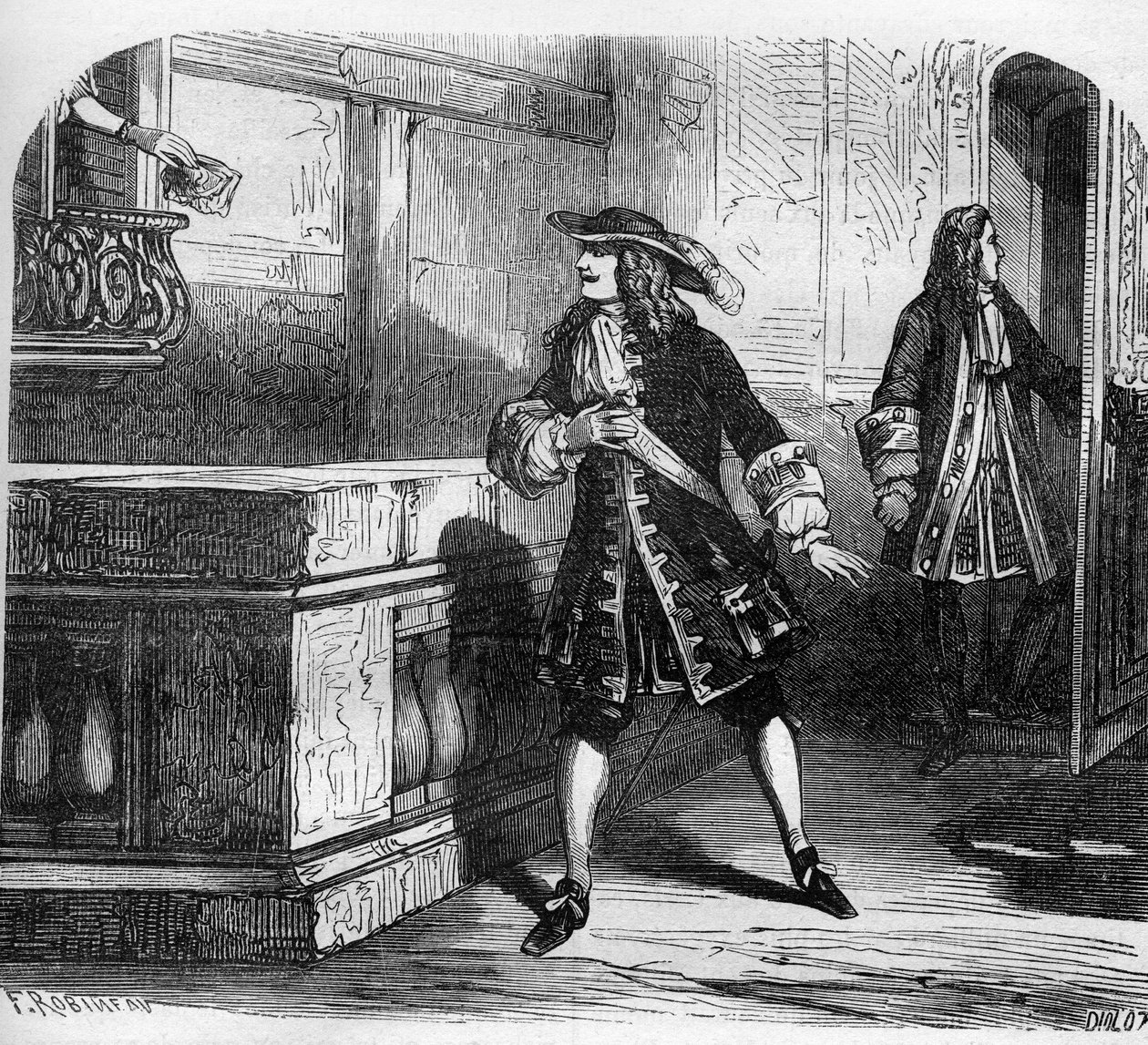 Portret van de ridder van Bouillon, jonge losbandige, toekomstige minnaar van Madame d
