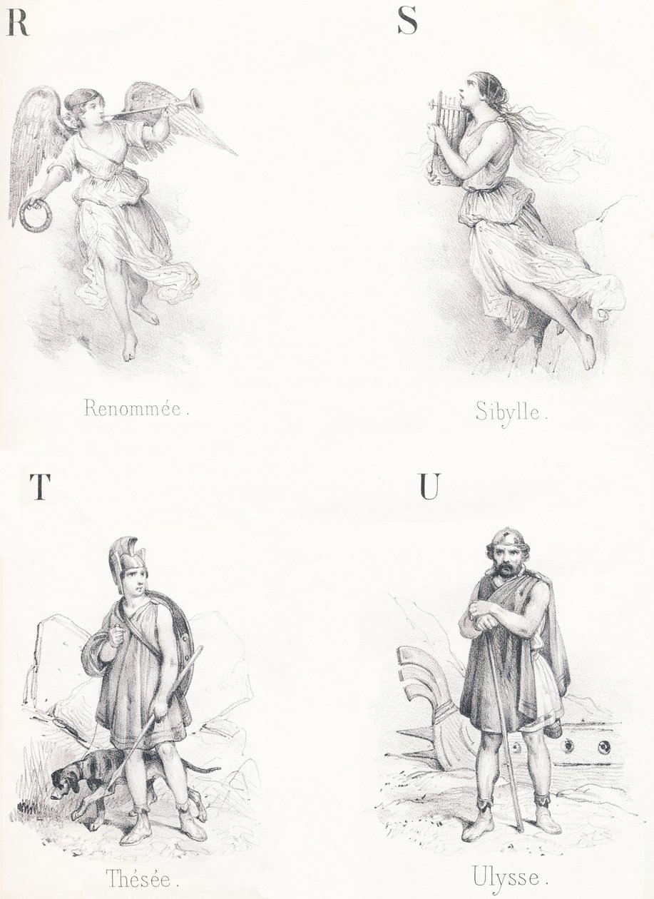 Renamed, Sibyl, Theseus, Ulysses door French School