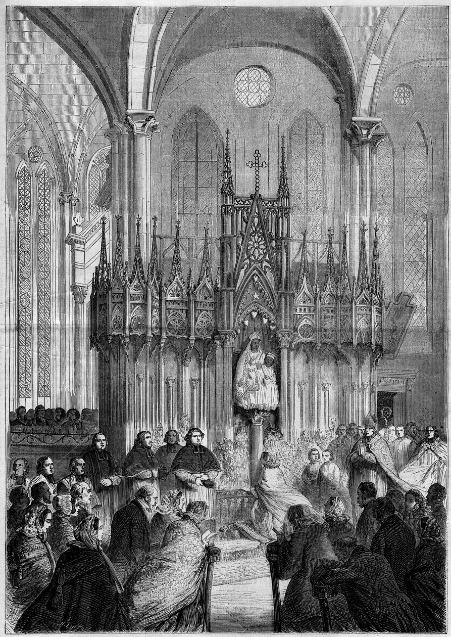 Religieuze kunst: standbeeld van Notre Dame du Pilaar of 