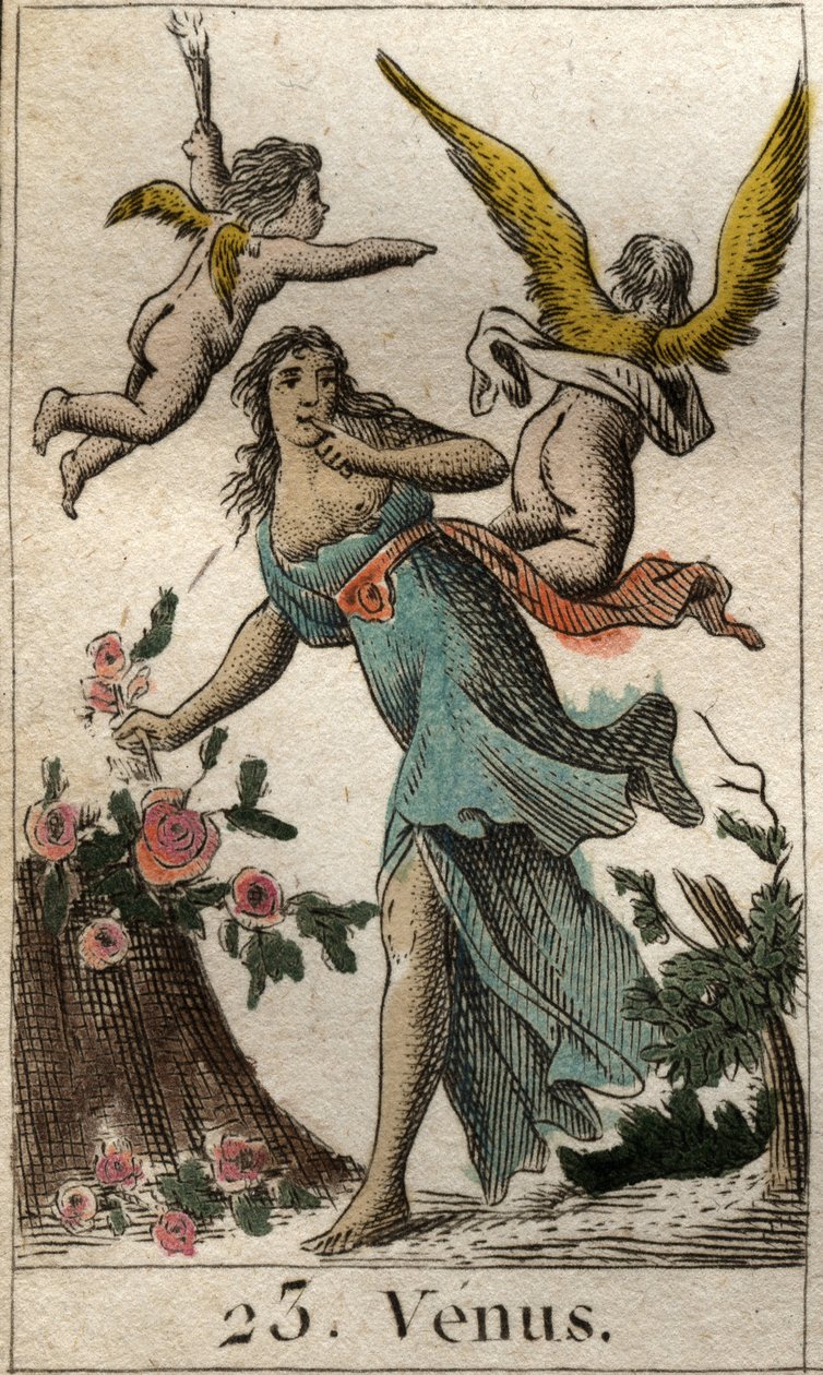 Voorstelling van Venus, godin van liefde, schoonheid en vruchtbaarheid. Uit 