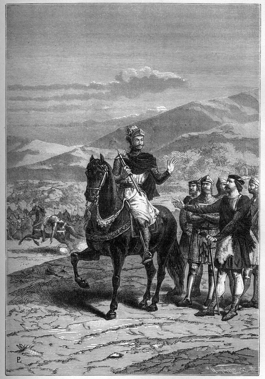 Robert the Bruce voor Bannockburn, 1313, Schotland - Robert I van Schotland door French School