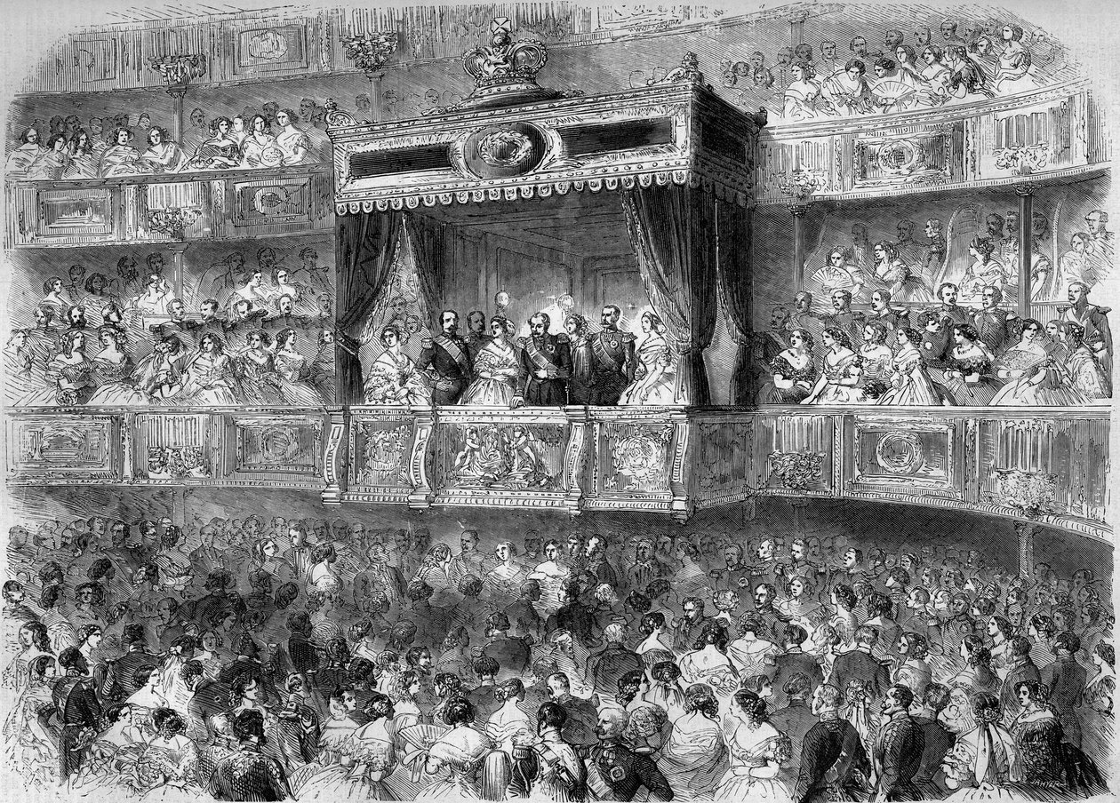 Koninklijke Loge bij de Gala Show van het Paleis van Stuttgart (Duitsland) door French School