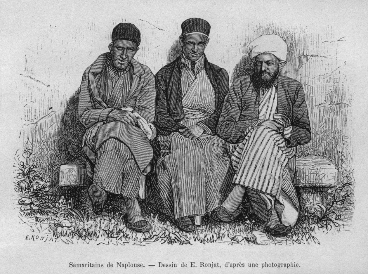 Samaritanen van Nablus, uit La Syrie d