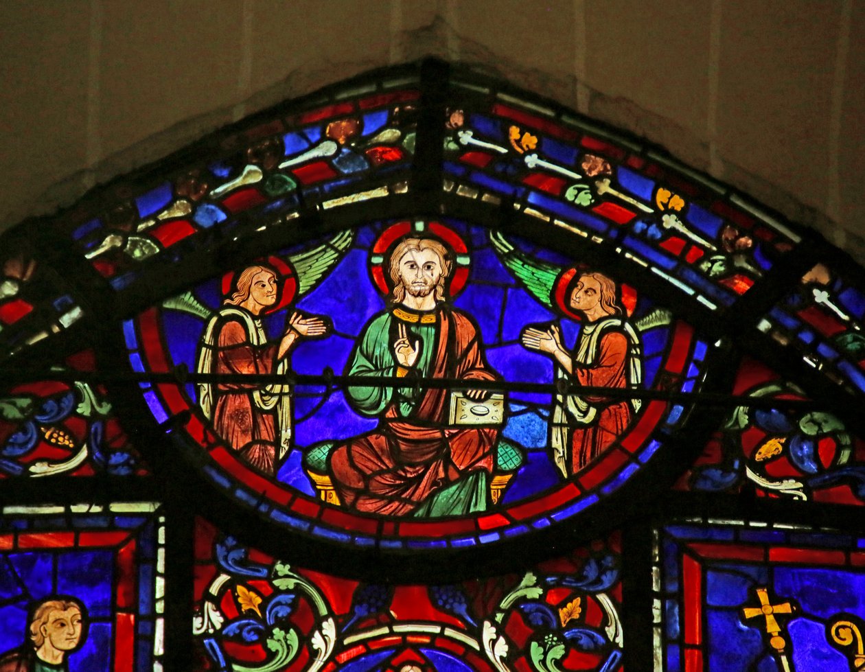 Scène uit het Leven van St. Martin, Chartres Kathedraal door French School