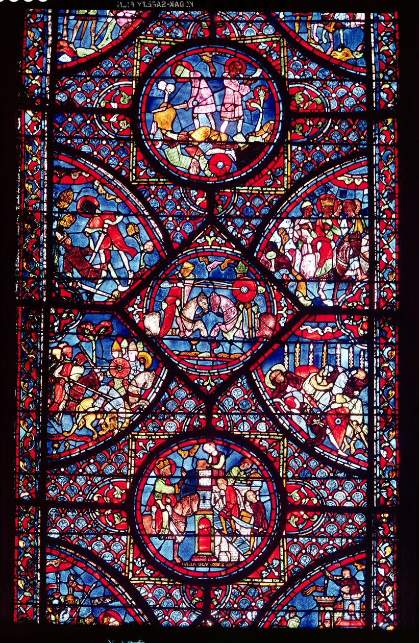 Scènes uit het leven van Karel de Grote uit de omgang door French School