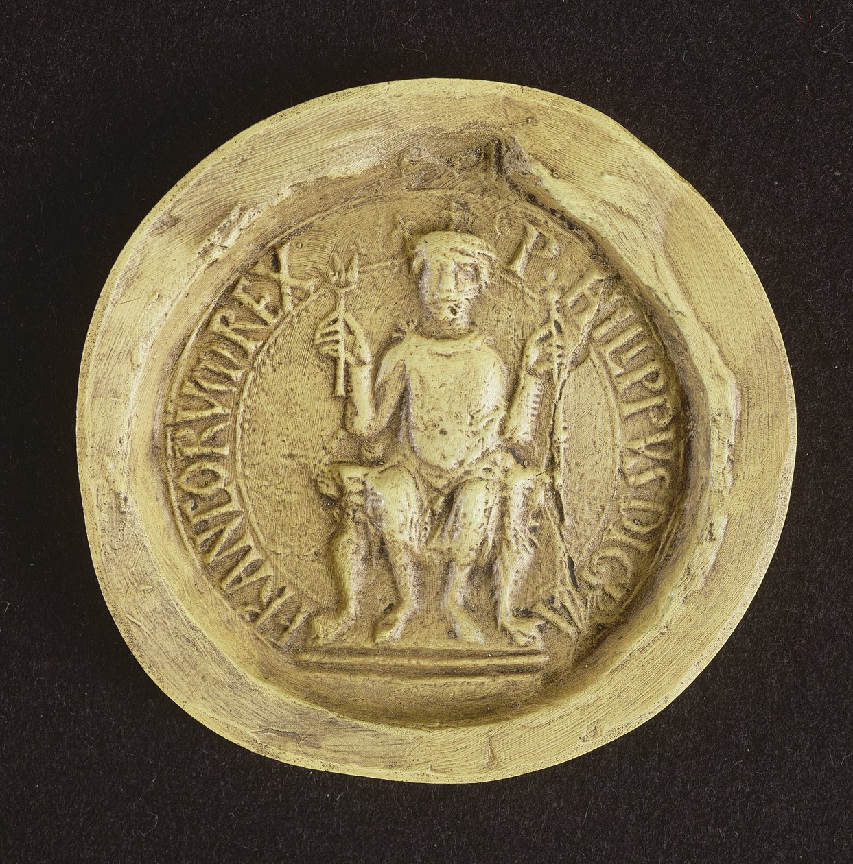Zegel van Philippe I (1052-1108) 1082 door French School