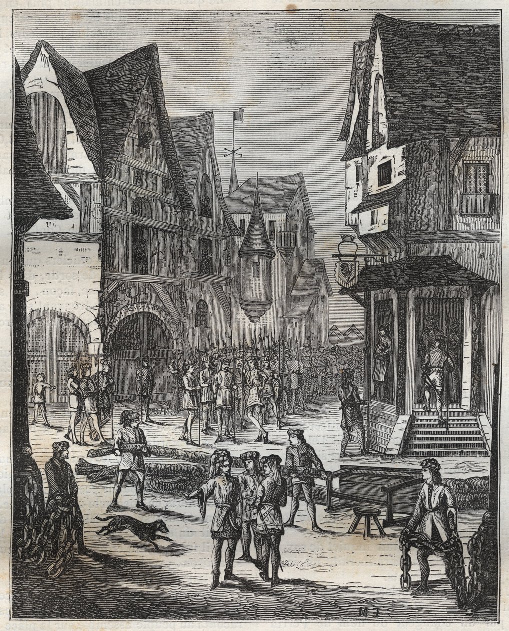 Beleg van Parijs (1358) - Op 22 februari door French School
