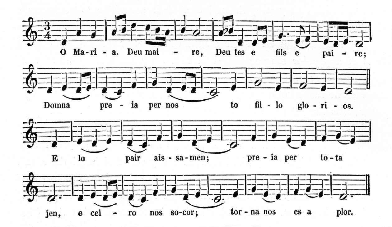 Lied van de Kruistochten door French School