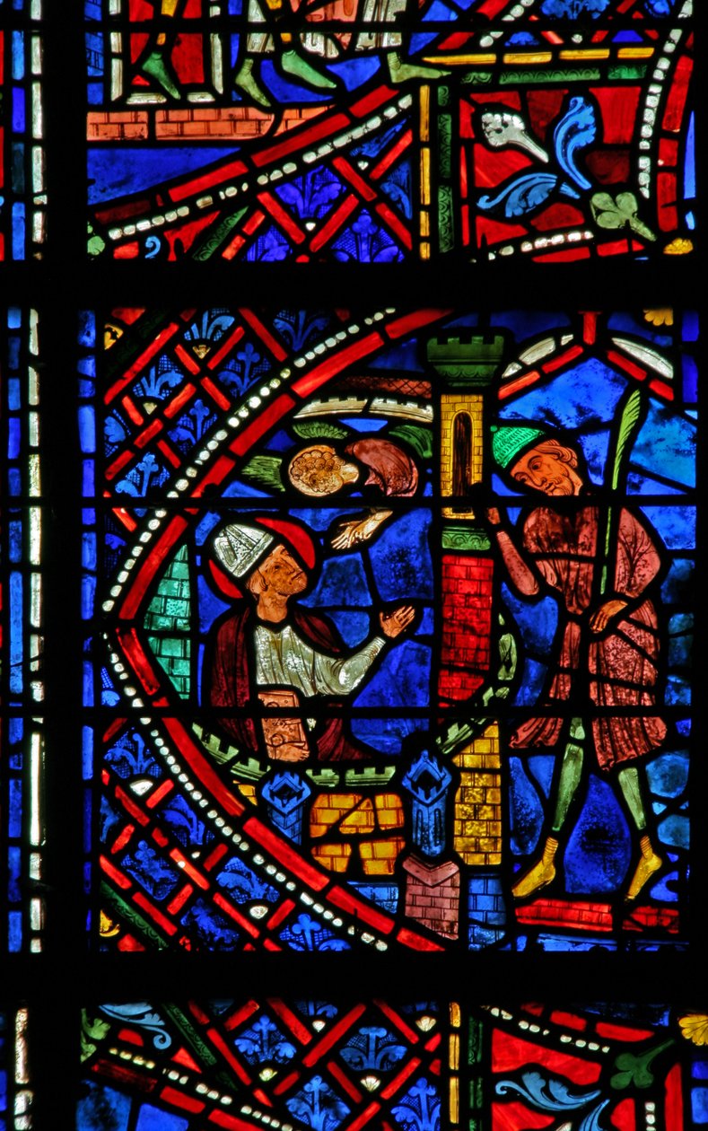 St. Apollinaire: bezocht door een engel in de gevangenis door French School