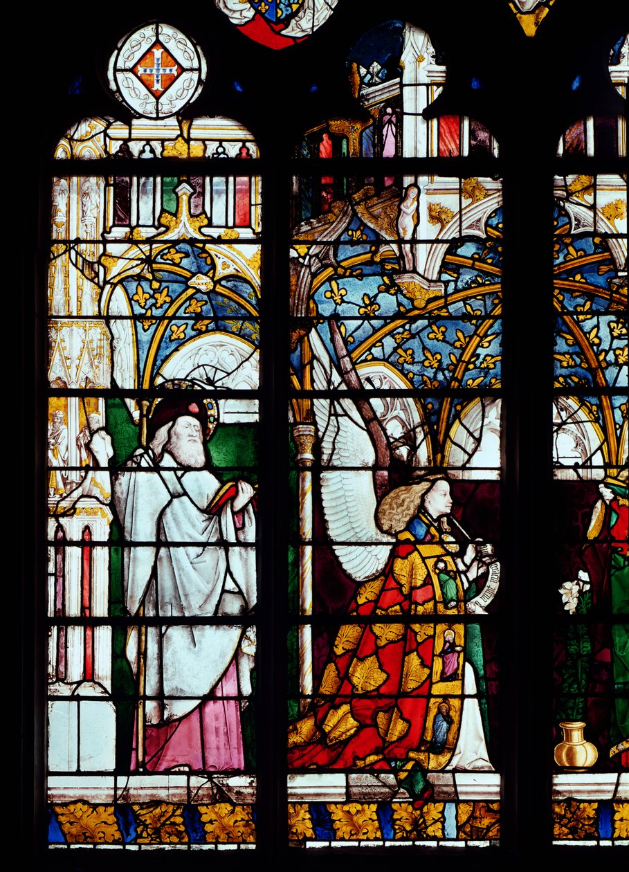 St. Jacobus en de Engel van de Aankondiging, uit de Kapel van Jacques Coeur door French School
