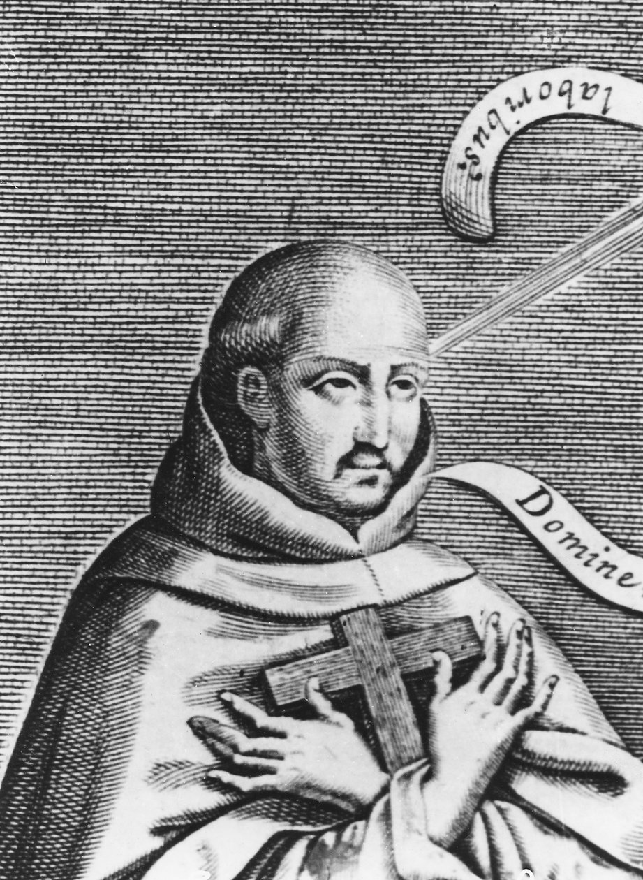 Sint Jan van het Kruis (gravure) door French School