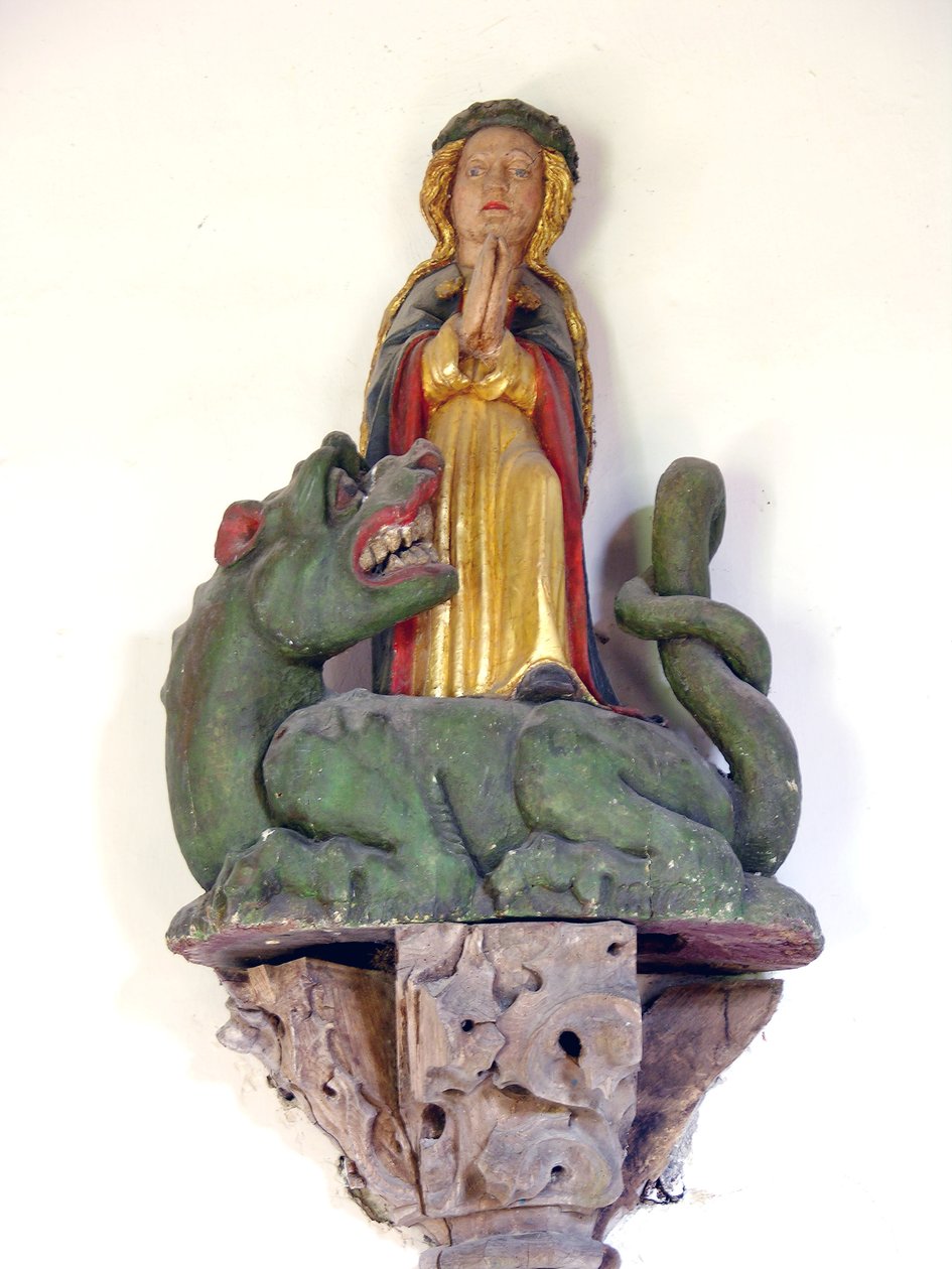 St. Margaretha van Antiochië door French School