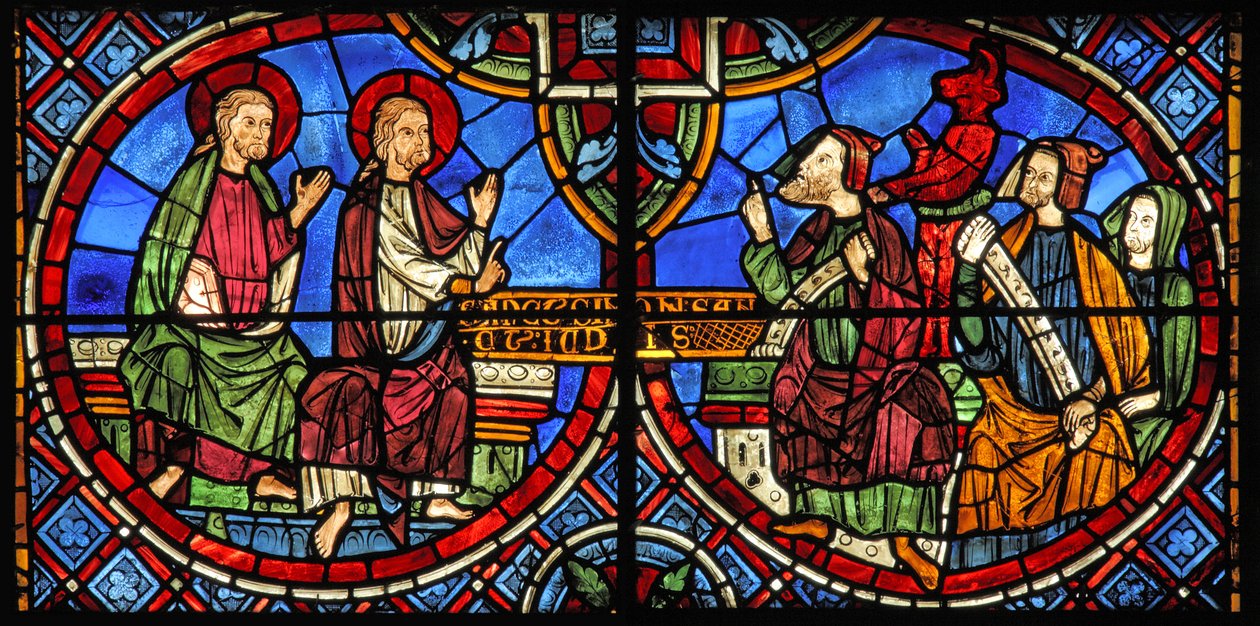 St. Simon en St. Judas met Perzische magiërs door French School