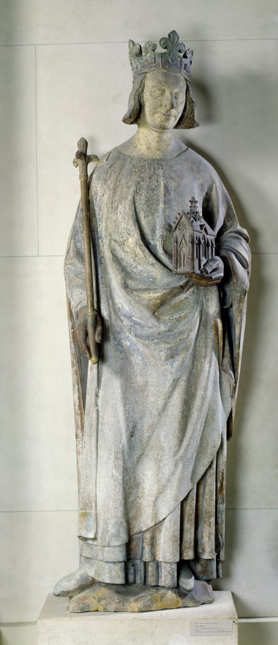 Standbeeld van Karel V (1338-80) koning van Frankrijk, 1365-80 door French School