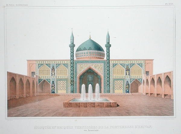De Blauwe Moskee, Jerevan, Armenië door French School