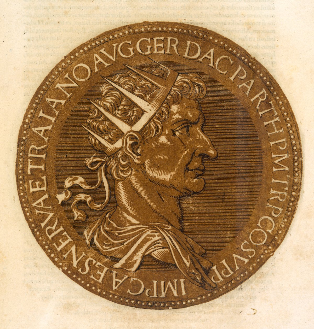 De Keizer Trajanus door French School