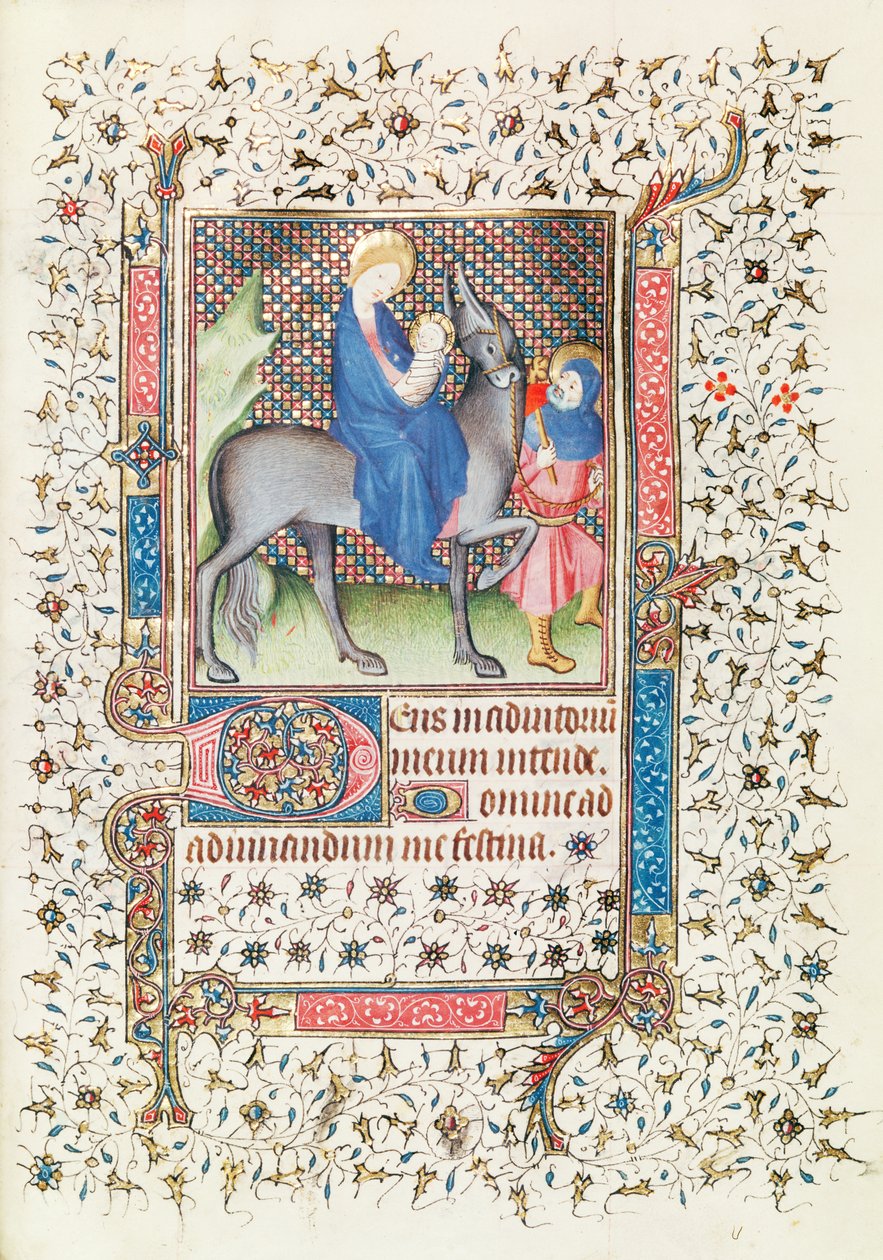 De vlucht naar Egypte, uit de Heures d